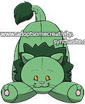 http://adoptsomecreativity.synthasite.com/resources/IMG/PLUSH/green_lion_plush.png
